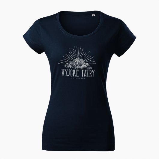 Dámske tričko Vysoké Tatry - Vysoká tmavo modré - Také naše
