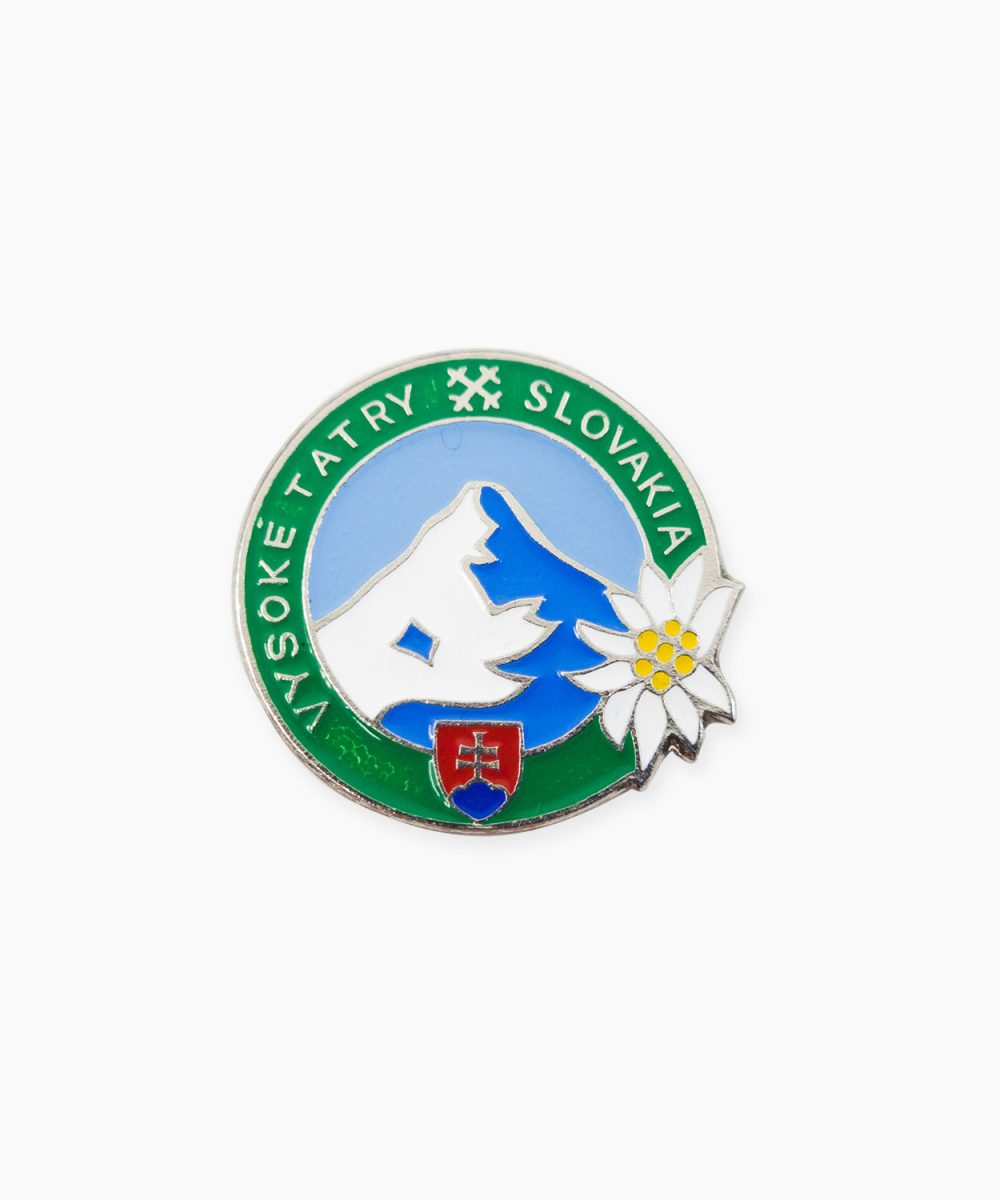 Odznak Vysoké Tatry - Slovakia 2,5 x 2,5cm Vysoké Tatry farebný