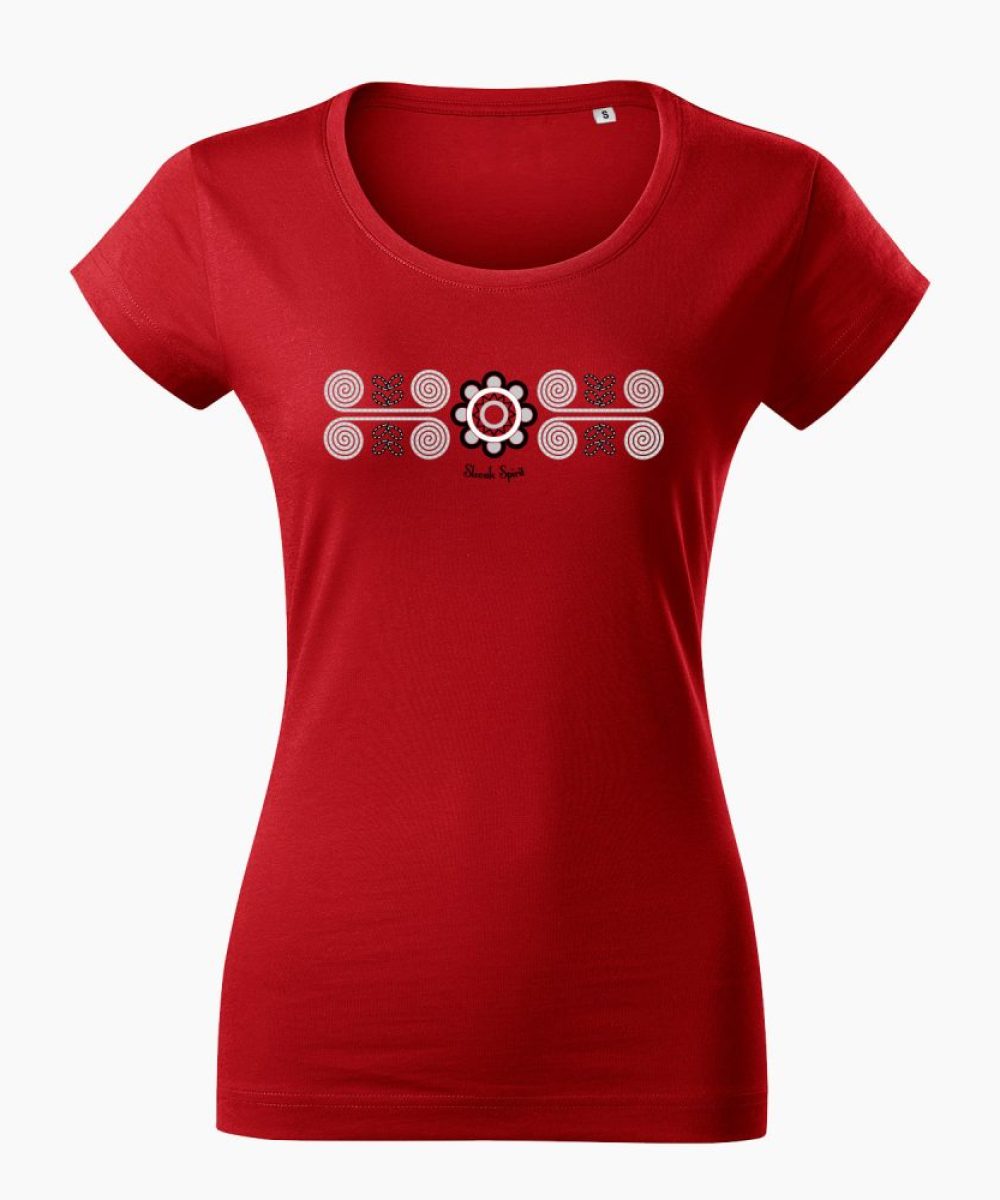 Dámske tričko Torysky červené - Slovak Spirit
